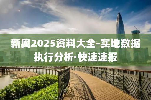 新奥2025资料大全-实地数据执行分析·快速速报