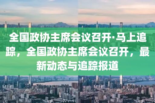全国政协主席会议召开·马上追踪，全国政协主席会议召开，最新动态与追踪报道