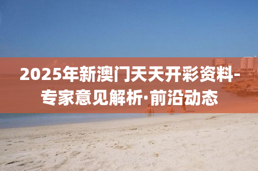 2025年新澳门天天开彩资料-专家意见解析·前沿动态
