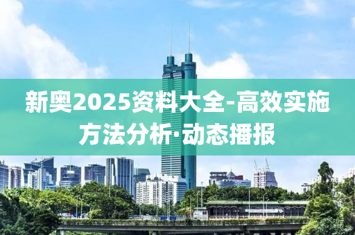 新奥2025资料大全-高效实施方法分析·动态播报