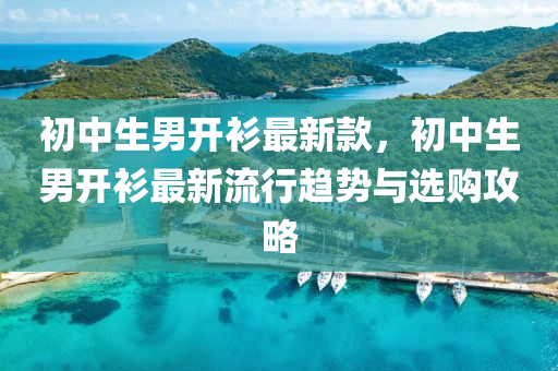 初中生男开衫最新款，初中生男开衫最新流行趋势与选购攻略