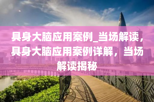 具身大脑应用案例_当场解读，具身大脑应用案例详解，当场解读揭秘