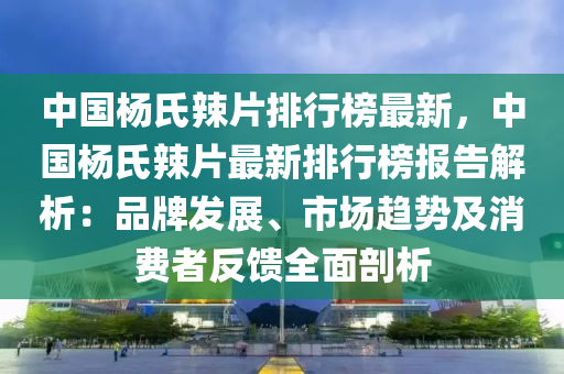 中国杨氏辣片排行榜最新，中国杨氏辣片最新排行榜报告解析：品牌发展、市场趋势及消费者反馈全面剖析