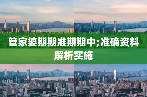 管家婆期期准期期中;准确资料解析实施