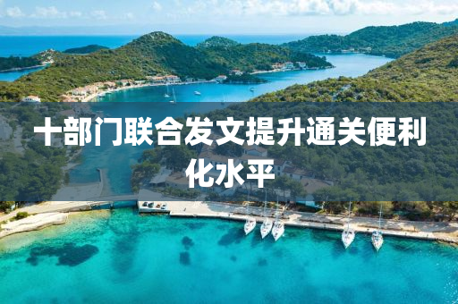 十部门联合发文提升通关便利化水平