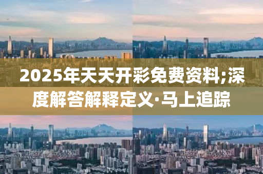 2025年天天开彩免费资料;深度解答解释定义·马上追踪