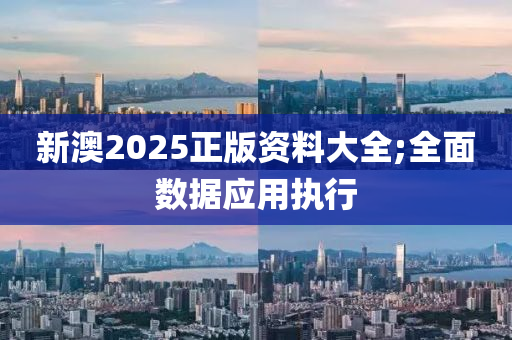 新澳2025正版资料大全;全面数据应用执行