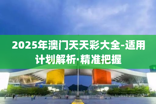 2025年澳门天天彩大全-适用计划解析·精准把握
