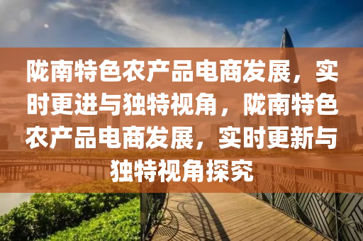 陇南特色农产品电商发展，实时更进与独特视角，陇南特色农产品电商发展，实时更新与独特视角探究