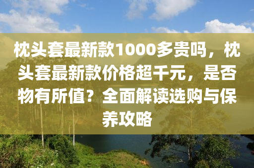 枕头套最新款1000多贵吗，枕头套最新款价格超千元，是否物有所值？全面解读选购与保养攻略