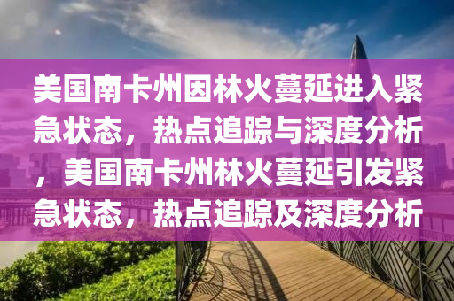 美国南卡州因林火蔓延进入紧急状态，热点追踪与深度分析，美国南卡州林火蔓延引发紧急状态，热点追踪及深度分析