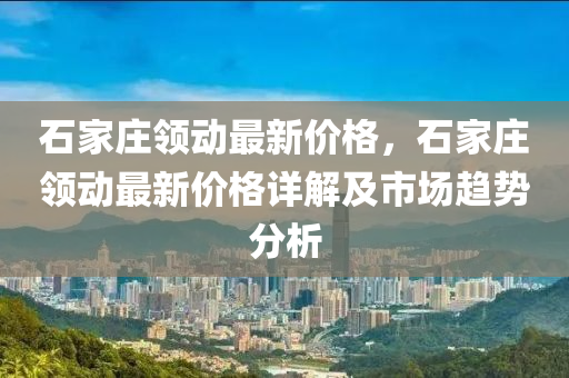 石家庄领动最新价格，石家庄领动最新价格详解及市场趋势分析