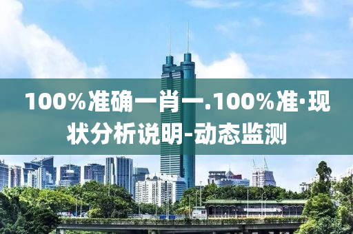 100%准确一肖一.100%准·现状分析说明-动态监测