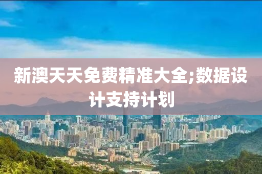 新澳天天免费精准大全;数据设计支持计划