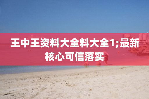 王中王资料大全料大全1;最新核心可信落实