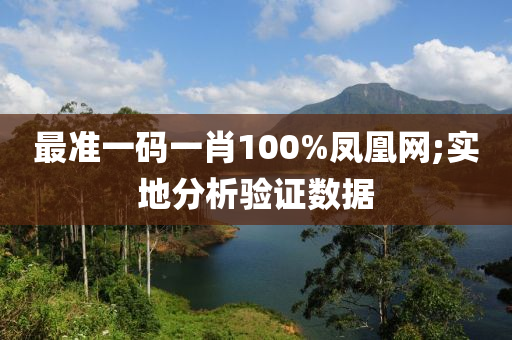 最准一码一肖100%凤凰网;实地分析验证数据