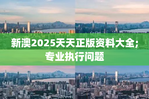 新澳2025天天正版资料大全;专业执行问题