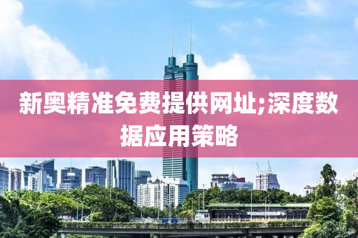 新奥精准免费提供网址;深度数据应用策略