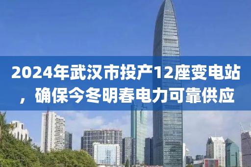 2024年武汉市投产12座变电站，确保今冬明春电力可靠供应