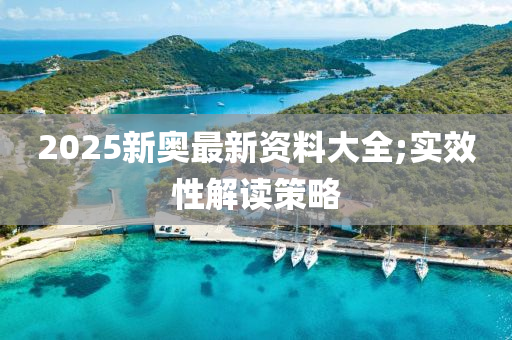 2025新奥最新资料大全;实效性解读策略
