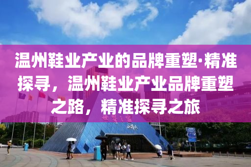 温州鞋业产业的品牌重塑·精准探寻，温州鞋业产业品牌重塑之路，精准探寻之旅