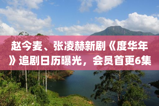赵今麦、张凌赫新剧《度华年》追剧日历曝光，会员首更6集