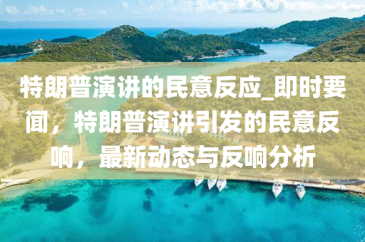 特朗普演讲的民意反应_即时要闻，特朗普演讲引发的民意反响，最新动态与反响分析