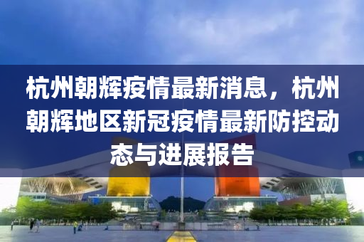 杭州朝辉疫情最新消息，杭州朝辉地区新冠疫情最新防控动态与进展报告