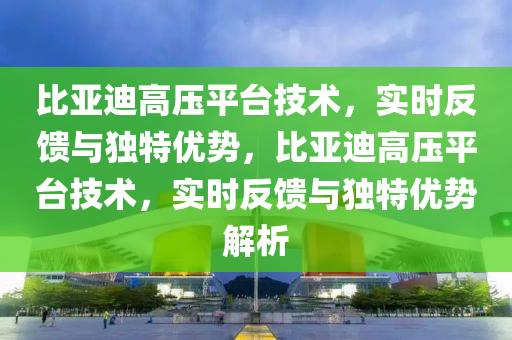 比亚迪高压平台技术，实时反馈与独特优势，比亚迪高压平台技术，实时反馈与独特优势解析