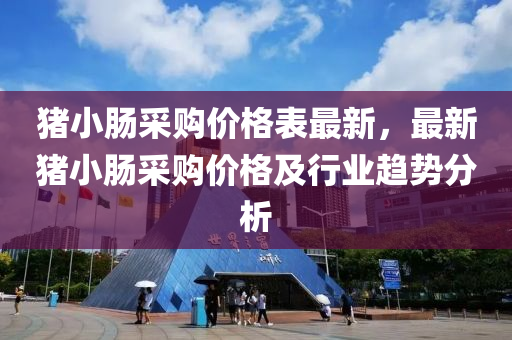 猪小肠采购价格表最新，最新猪小肠采购价格及行业趋势分析