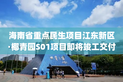 海南省重点民生项目江东新区·椰青园S01项目即将竣工交付