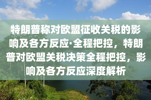 特朗普称对欧盟征收关税的影响及各方反应·全程把控，特朗普对欧盟关税决策全程把控，影响及各方反应深度解析