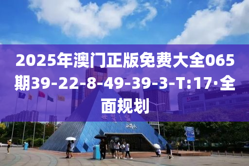 2025年澳门正版免费大全065期39-22-8-49-39-3-T:17·全面规划