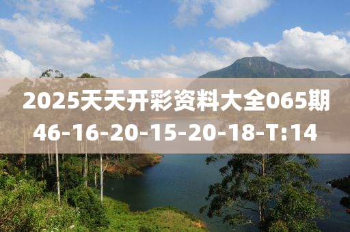2025天天开彩资料大全065期46-16-20-15-20-18-T:14