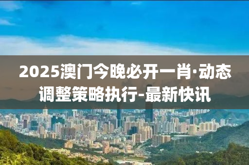 2025澳门今晚必开一肖·动态调整策略执行-最新快讯
