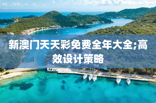 新澳门天天彩免费全年大全;高效设计策略