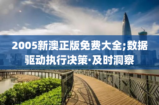2005新澳正版免费大全;数据驱动执行决策·及时洞察