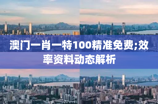 澳门一肖一特100精准免费;效率资料动态解析