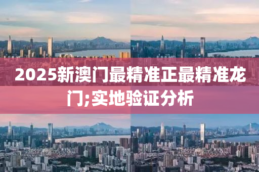 2025新澳门最精准正最精准龙门;实地验证分析