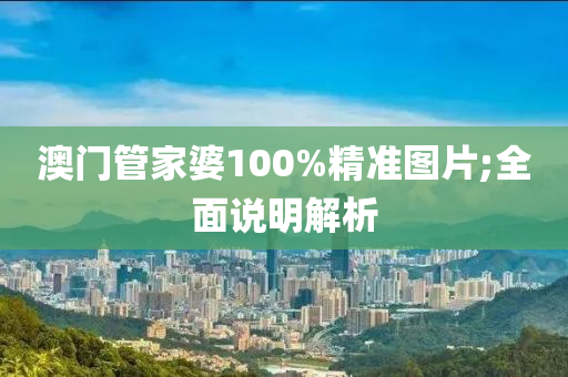 澳门管家婆100%精准图片;全面说明解析