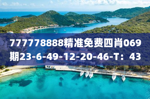 777778888精准免费四肖069期23-6-49-12-20-46-T：43