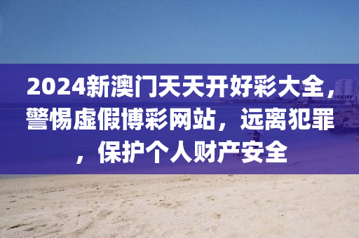 2024新澳门天天开好彩大全，警惕虚假博彩网站，远离犯罪，保护个人财产安全