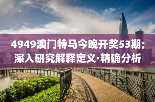 4949澳门特马今晚开奖53期;深入研究解释定义·精确分析