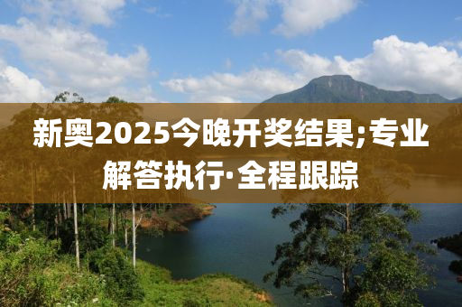 新奥2025今晚开奖结果;专业解答执行·全程跟踪