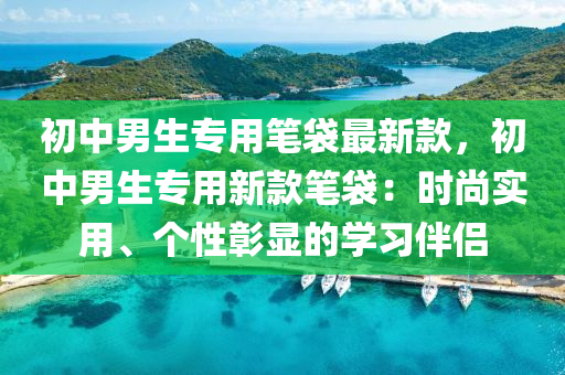 初中男生专用笔袋最新款，初中男生专用新款笔袋：时尚实用、个性彰显的学习伴侣