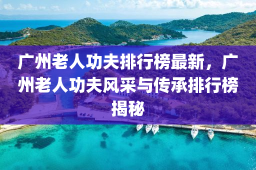 广州老人功夫排行榜最新，广州老人功夫风采与传承排行榜揭秘