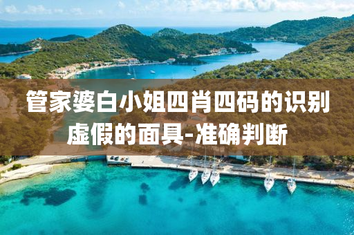 管家婆白小姐四肖四码的识别虚假的面具-准确判断