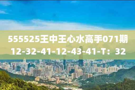 555525王中王心水高手071期12-32-41-12-43-41-T：32