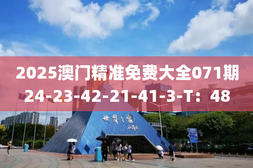 2025澳门精准免费大全071期24-23-42-21-41-3-T：48