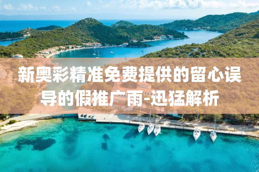 新奥彩精准免费提供的留心误导的假推广雨-迅猛解析